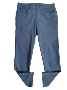 Lululemon ABC Slim Fit 5 Pocket Pant Mens 31X28 Iron Blue Warpstreme